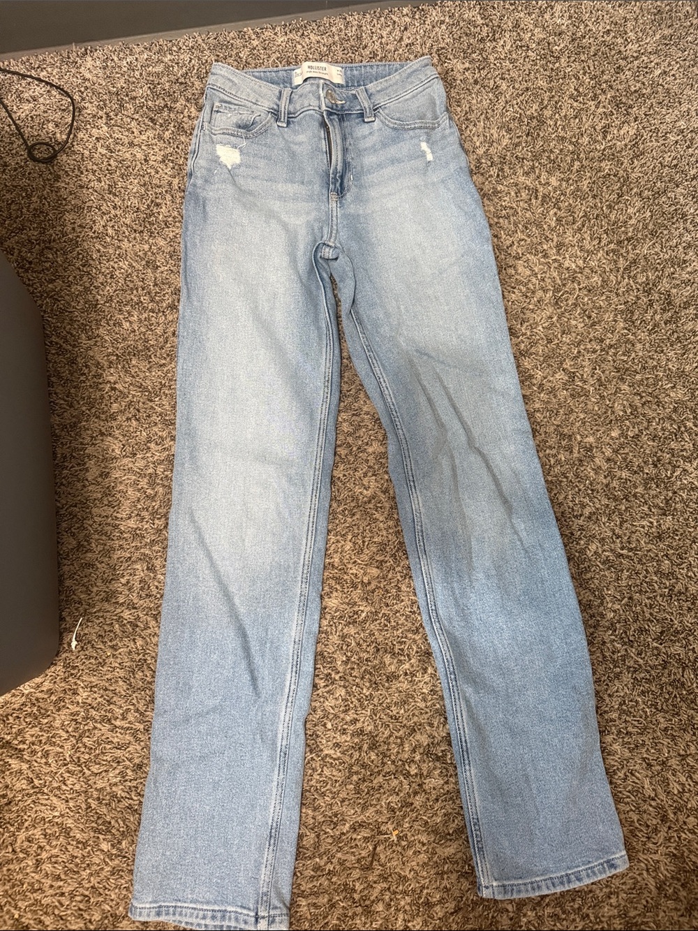 Hollister Light Blue Straight Leg Women's Jeans